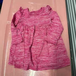 Pink jumping beans long sleeve dress size 2T